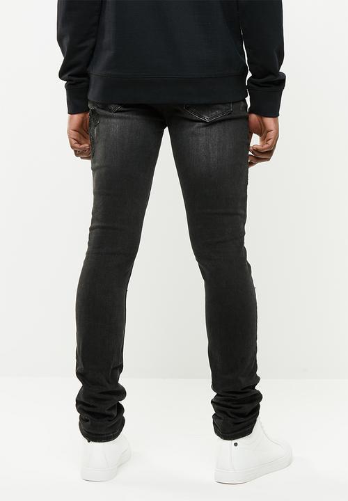 S.P.C.C - Feather panther jeans - black