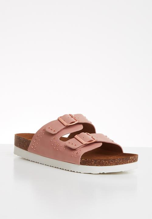 ONLY - Mathilda stud slip on - pink 