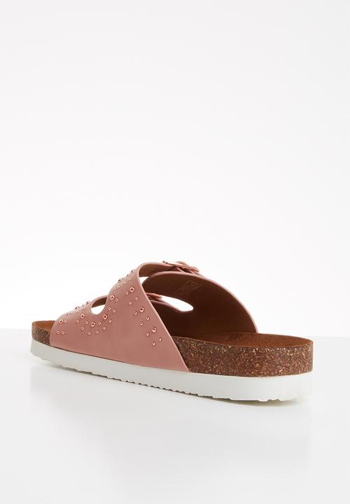 ONLY - Mathilda stud slip on - pink 