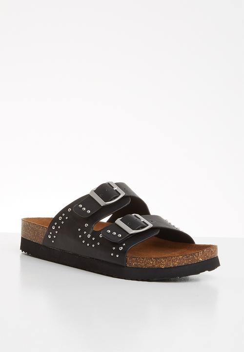 ONLY - Mathilda stud slip on - black