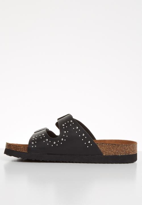 ONLY - Mathilda stud slip on - black