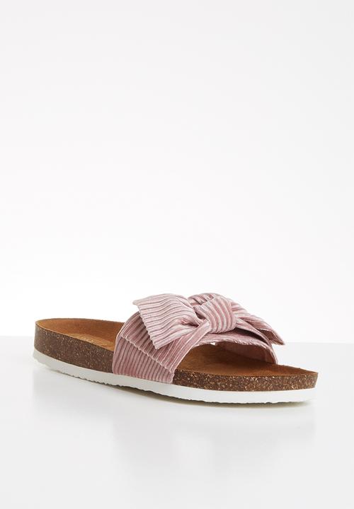ONLY - Mathilda bow slip on - pink