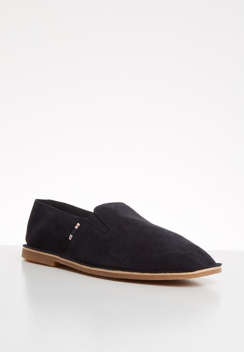 Jack & Jones - Niall suede loafer - navy