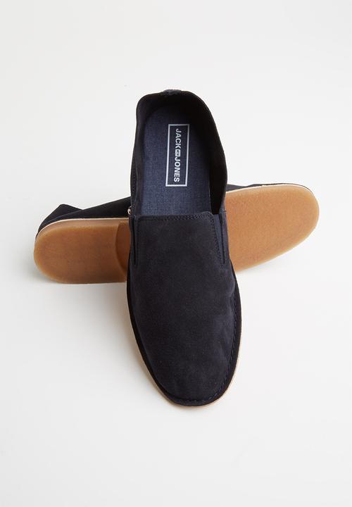Jack & Jones - Niall suede loafer - navy