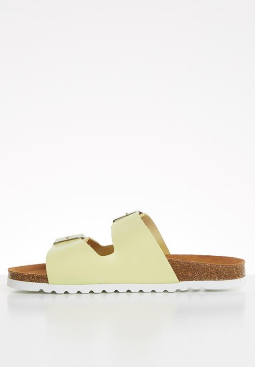 Vero Moda - Carla leather sandal - yellow