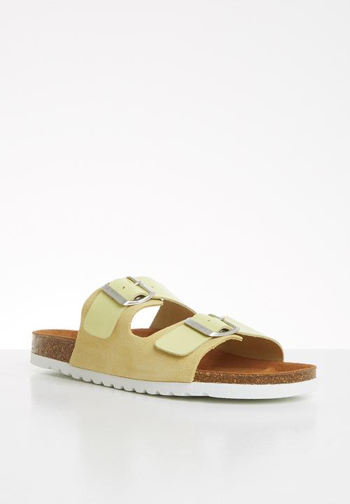 Vero Moda - Carla leather sandal - yellow