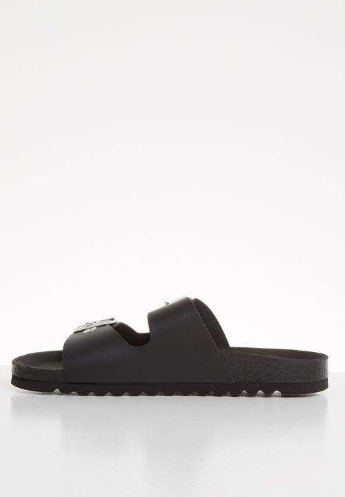 Vero Moda - Laura leather sandal - black