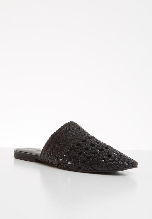 Vero Moda - Gaura leather mule - black