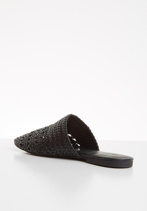 Vero Moda - Gaura leather mule - black