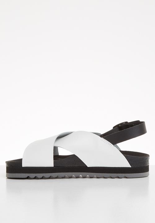 Vero Moda - Rita leather sandal - white