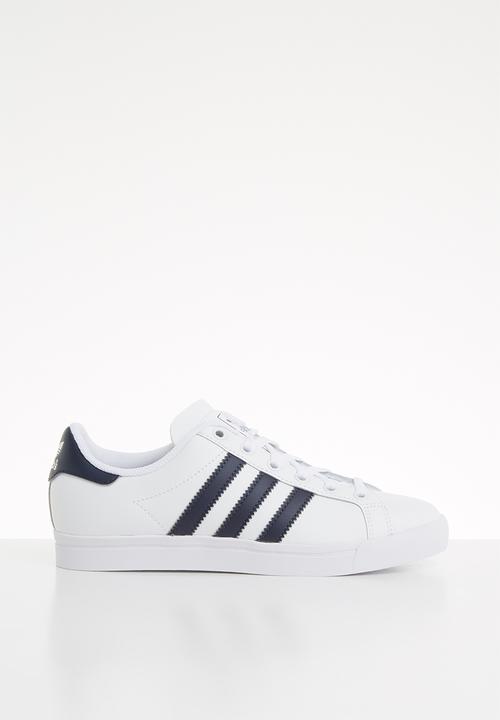 adidas Originals - Coast star shoes - white & navy
