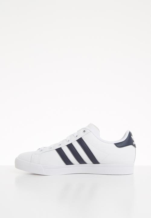 adidas Originals - Coast star shoes - white & navy