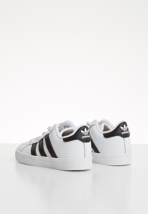 adidas Originals - Coast star shoes - black & white
