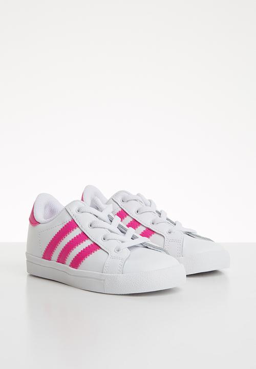 adidas Originals - Coast star shoes - pink & white