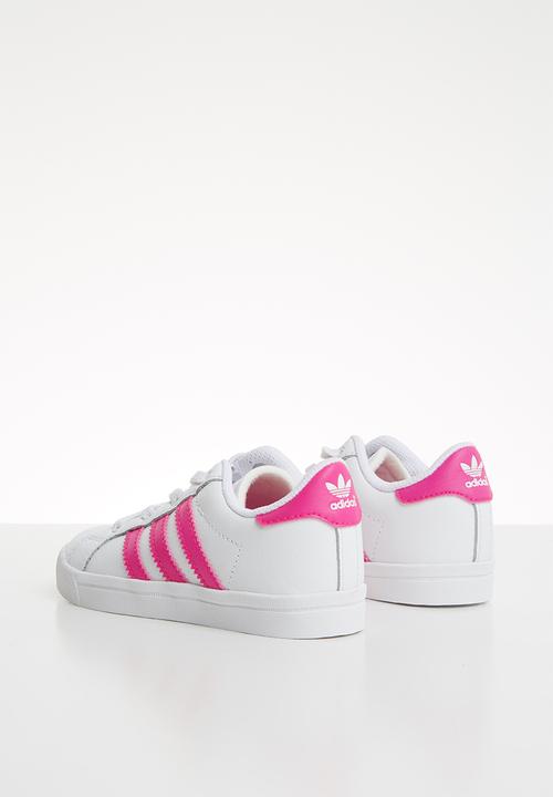 adidas Originals - Coast star shoes - pink & white