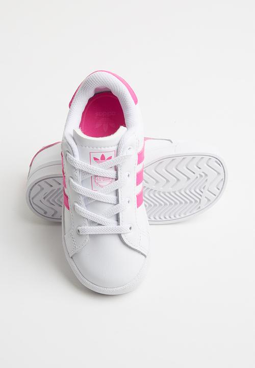 adidas Originals - Coast star shoes - pink & white