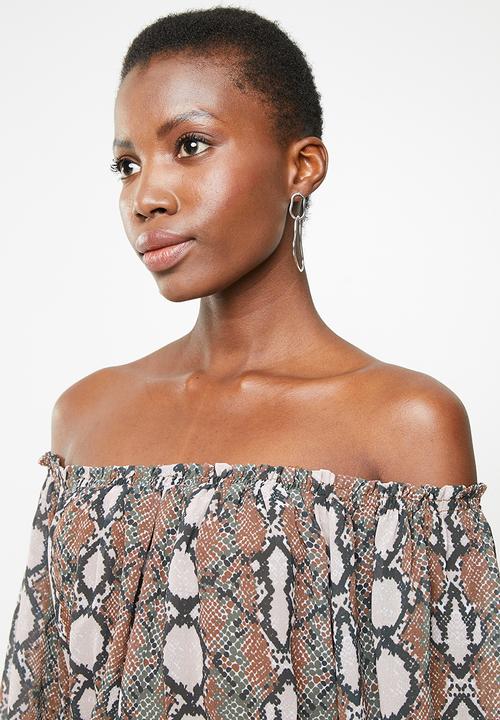 Superbalist - Off the shoulder maxi dress - multi