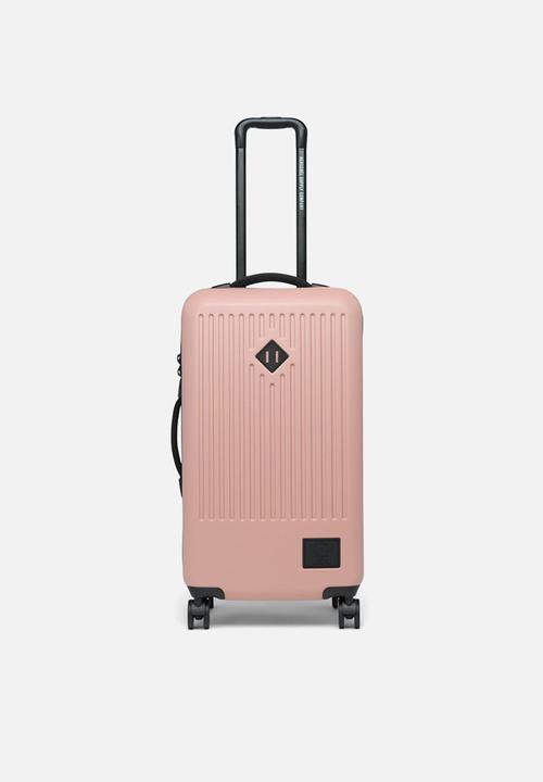 pink and grey suitcase