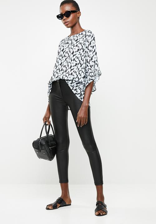 Revenge - Volume sleeve printed blouse - multi 