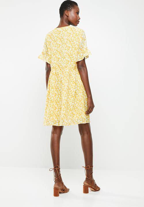 ONLY - Tone short dress - yellow