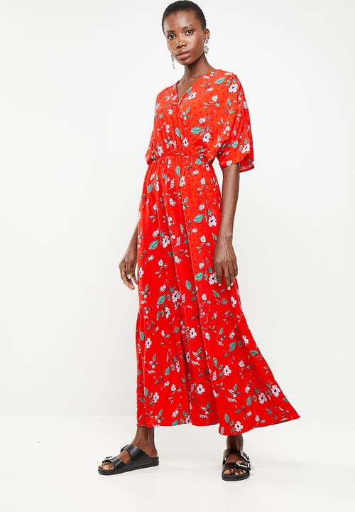 Vero Moda - Mava wide woven maxi dress - multi