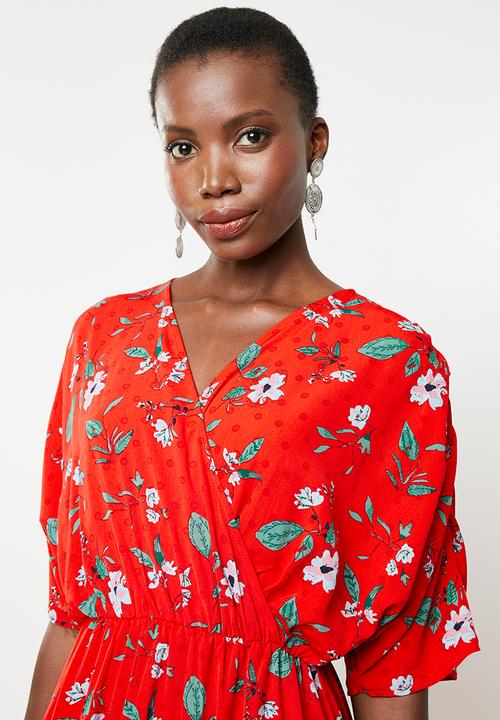 Vero Moda - Mava wide woven maxi dress - multi