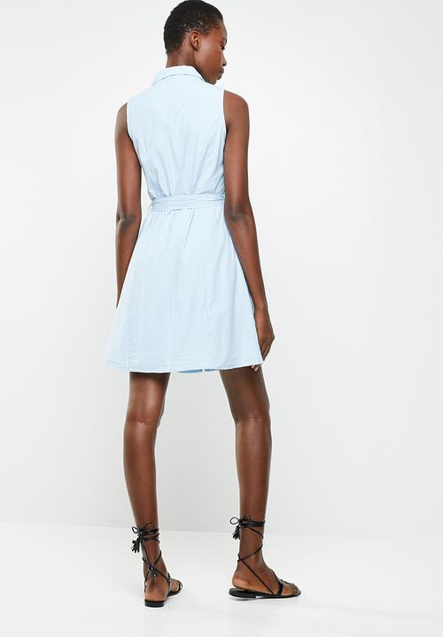 Vero Moda - Mabena  short shirt dress - blue
