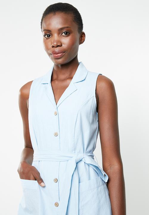 Vero Moda - Mabena  short shirt dress - blue