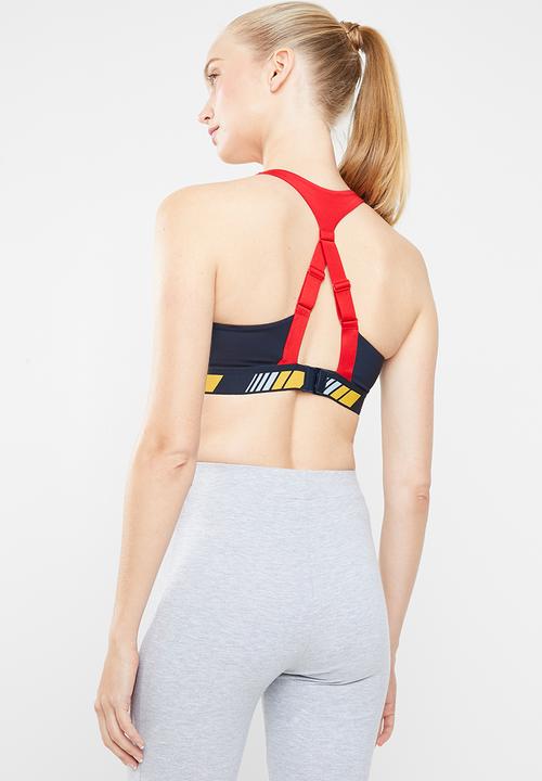 adidas Performance - Strong for it moto graphic bra - navy & red