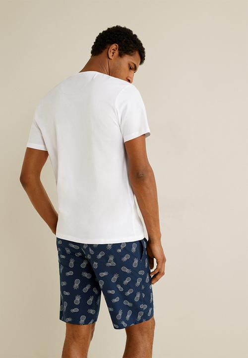 MANGO - Pyjamap pijama pack - navy & white