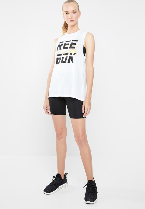 Reebok - Womens myt Reebok muscle tee - white