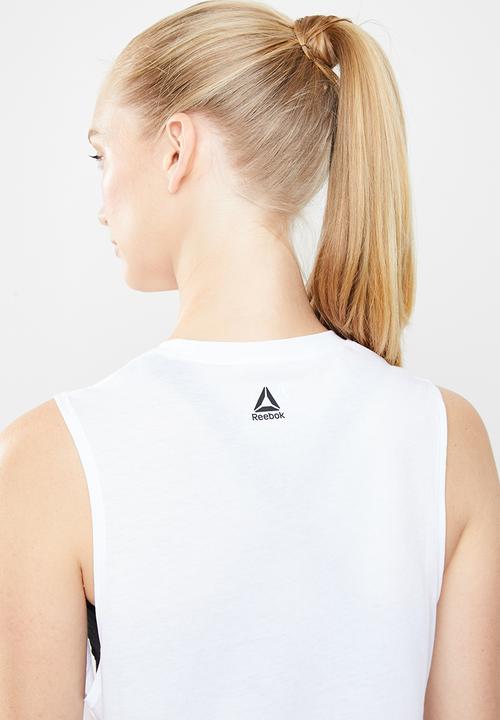 Reebok - Womens myt Reebok muscle tee - white