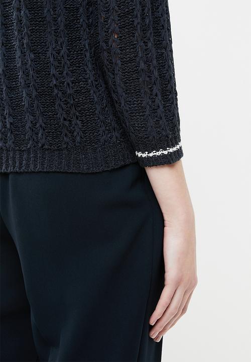 Jacqueline de Yong - Mynte pullover knit - navy