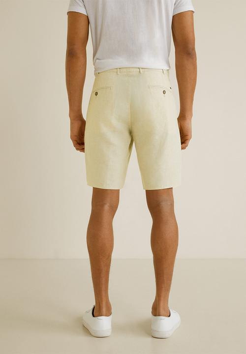 MANGO - Carp 4 bermuda shorts - off white