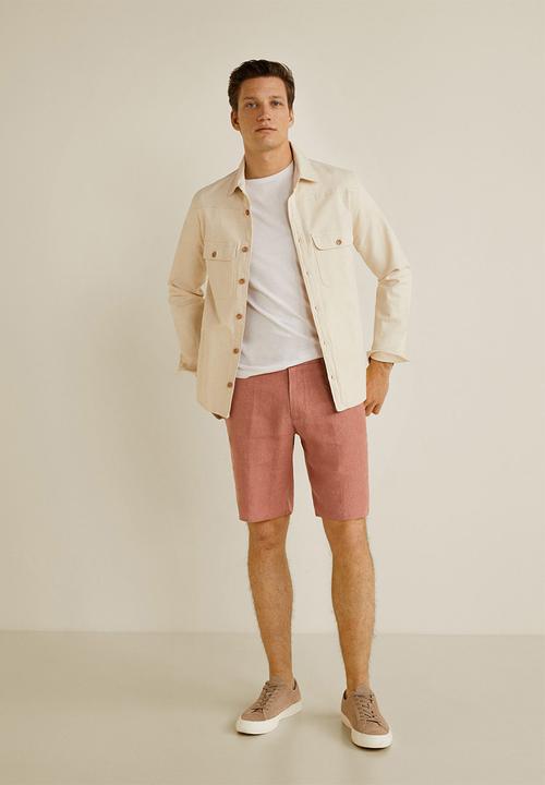 MANGO - Carp 4 bermuda shorts - pink