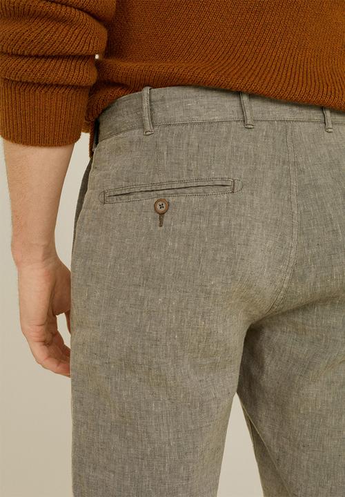 MANGO - Carp 4 bermuda shorts - khaki green