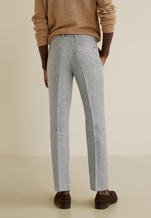 MANGO - William trousers - black & white 