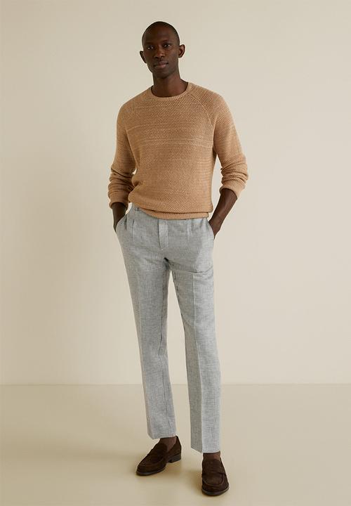 MANGO - William trousers - black & white 