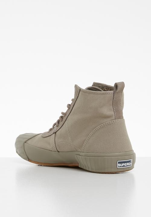 SUPERGA - 228 Cotu canvas logo boot - khaki