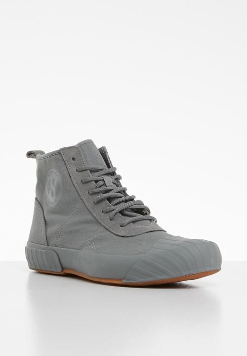 SUPERGA - 228 Cotu canvas logo boot - grey