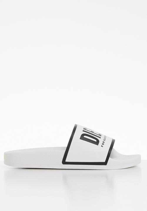 Diesel  - SA-valla w slides - star white/black/yellow