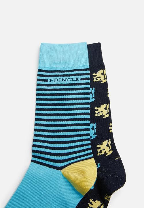 Pringle of Scotland - Ross 2 pack socks - multi