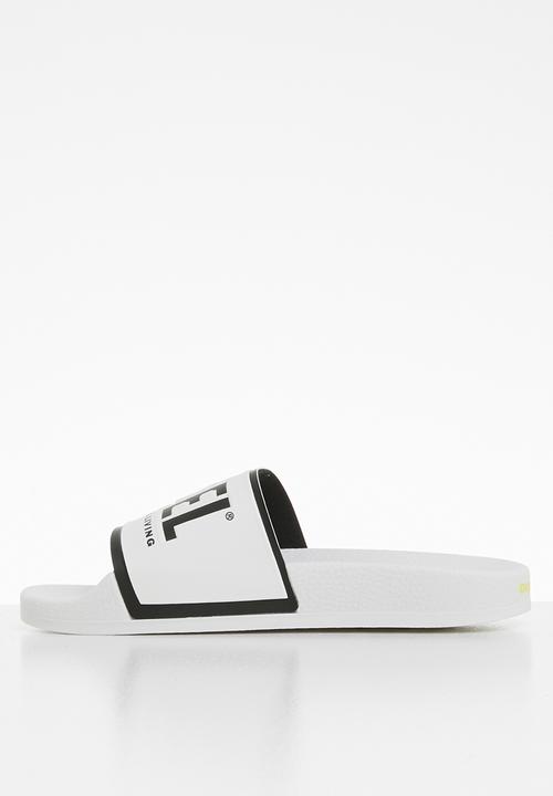 Diesel  - SA-valla w slides - star white/black/yellow