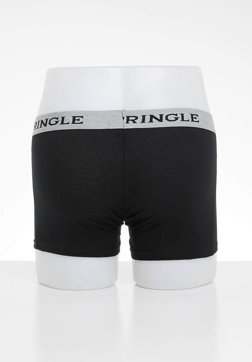Pringle of Scotland - Simon knitted boxers - black