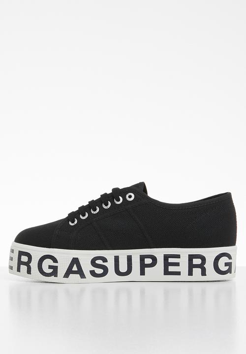SUPERGA - 2790 Canvas logo - black & white