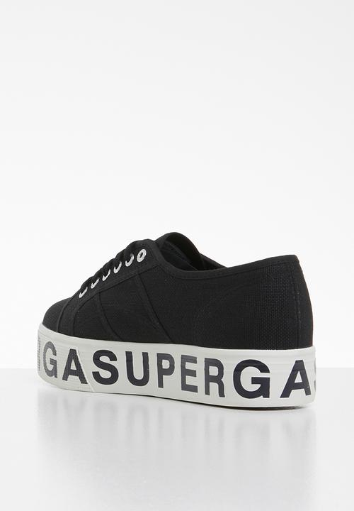 SUPERGA - 2790 Canvas logo - black & white