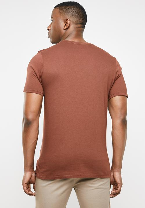 Hurley - One & only push thro tee -  brown