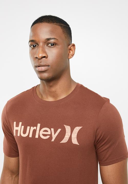 Hurley - One & only push thro tee -  brown