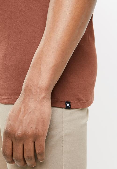 Hurley - One & only push thro tee -  brown
