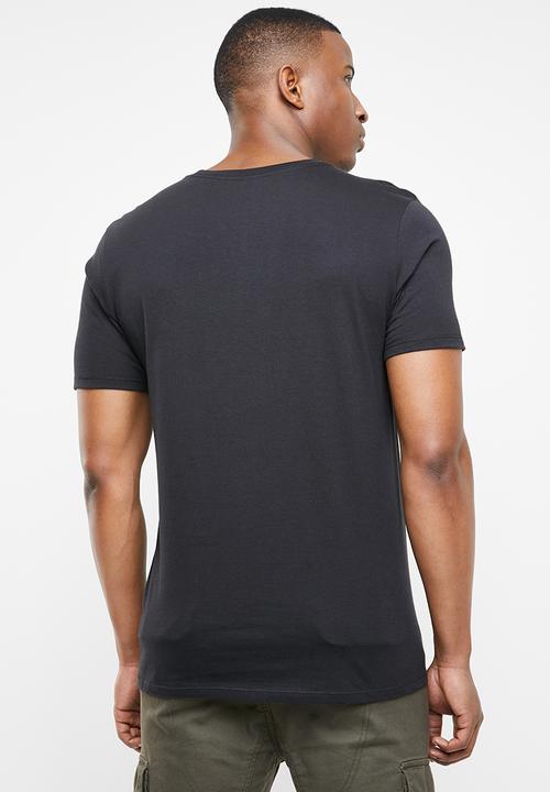 Hurley - Icon slash gradient tee -  black